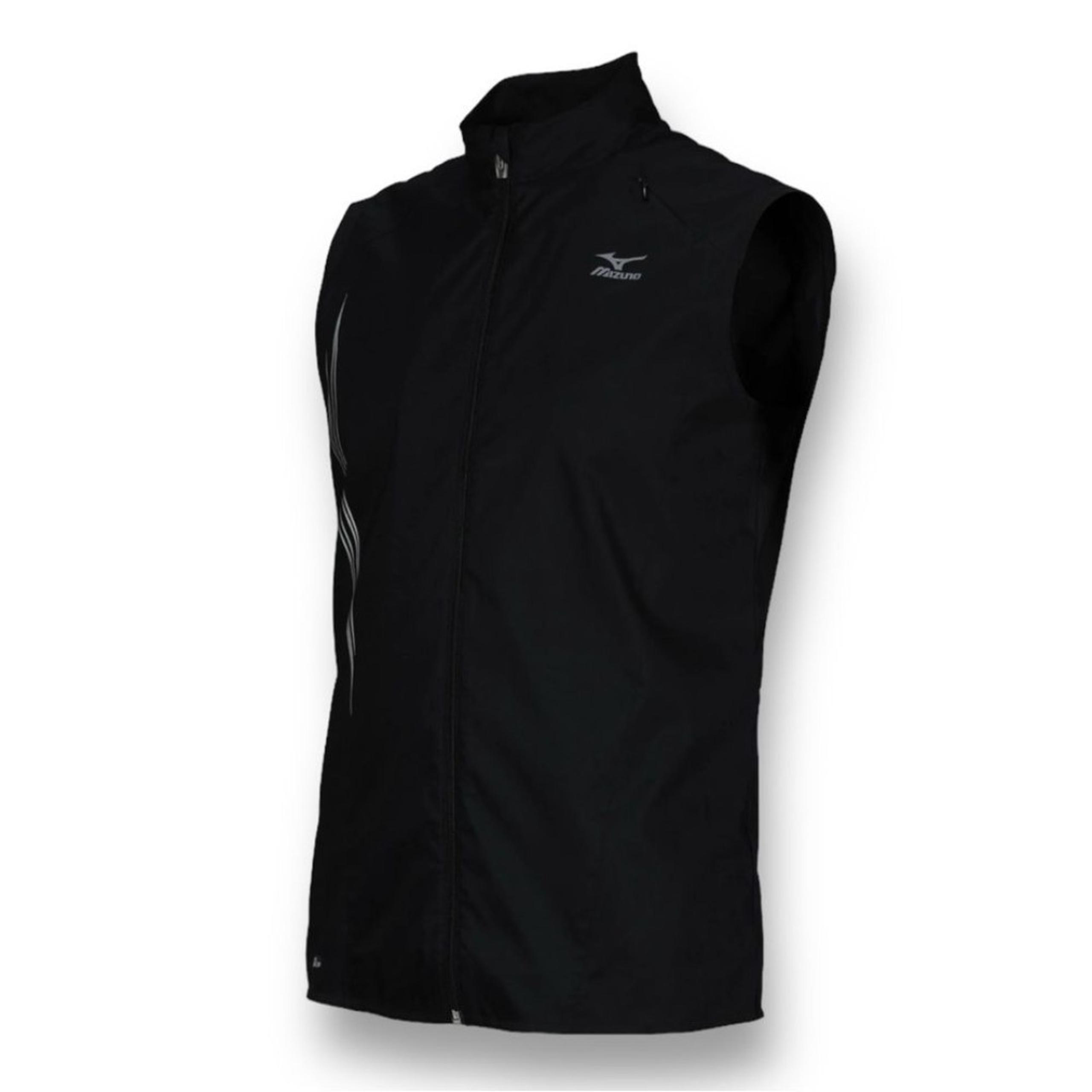 Mizuno Black Gila Running Vest Men's Small Outdoor Lightweight