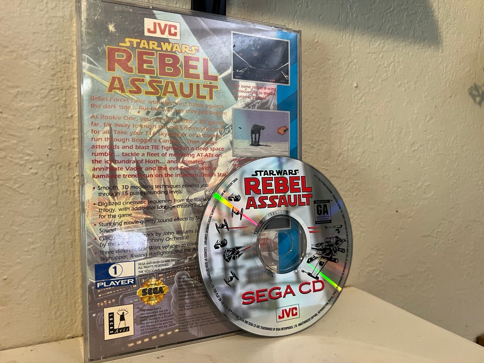 Star Wars Rebel Assault - Sega CD