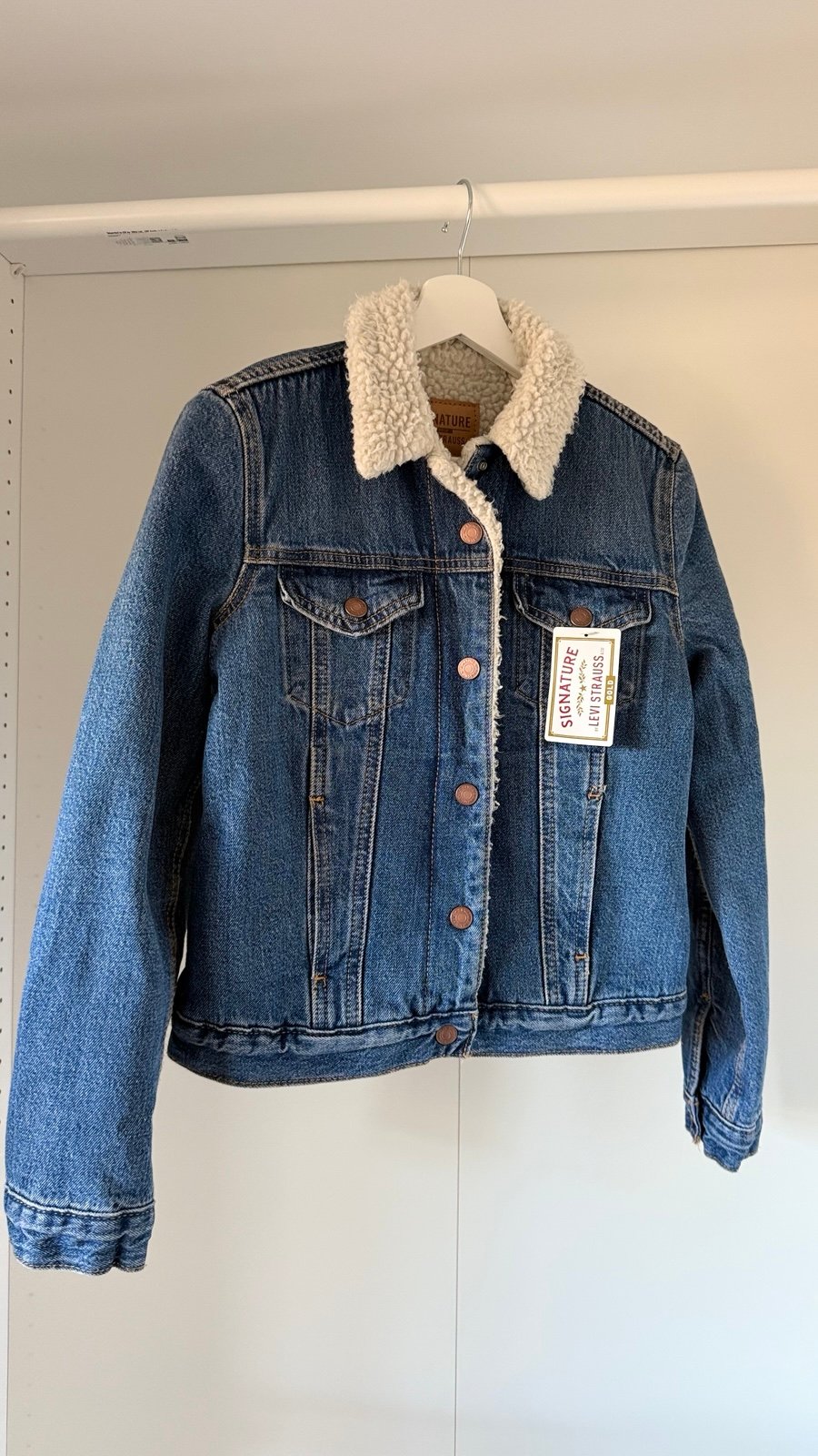 LEVI’S ORIGINAL SHERPA TRUCKER DENIM JACKET