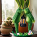 Kiss Frogs Statue for Garden Decor Solar Lantern LED Outdoor Decoration Figurine