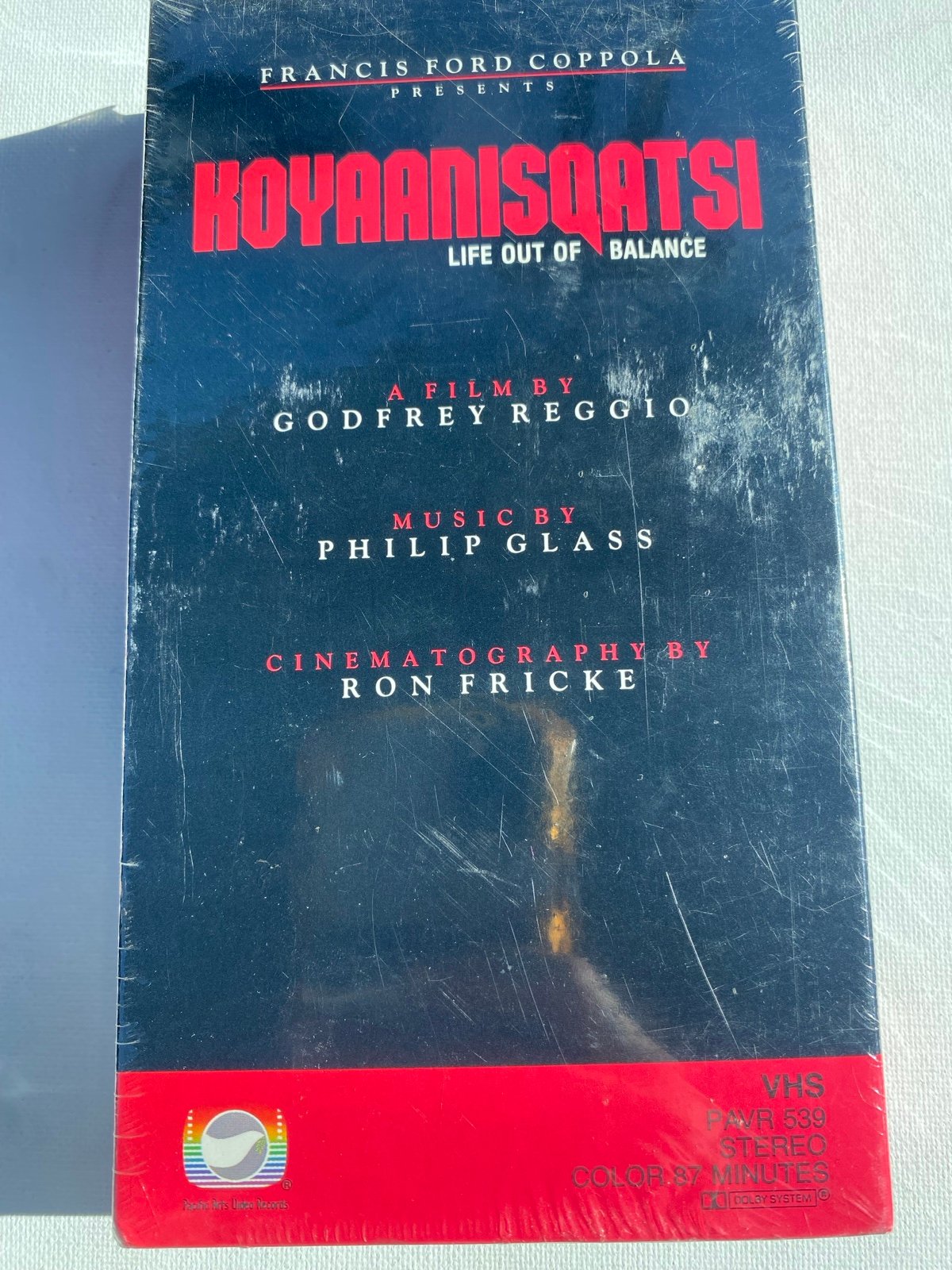 New sealed copy of Koyaanisqatsi VHS