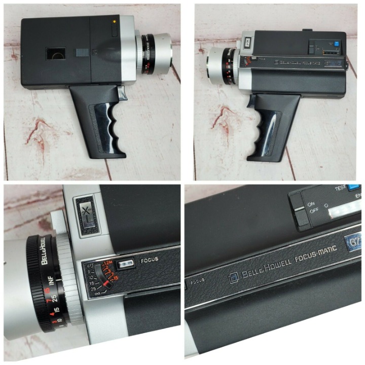 Vintage 1974 Bell And Howell Focus-Matic 671 / XL Zoom Movie Camera