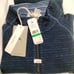Tommy Bahama Flip Breaker Half Zip LS Reversible Pullover Blue Mens Size L