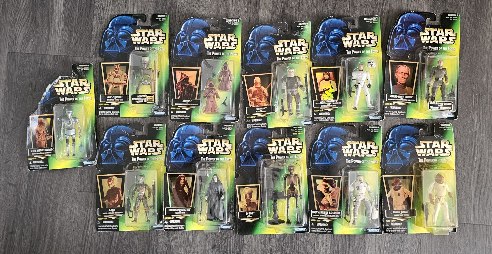 1996 Hasbro Star Wars The Power of the Force Figures