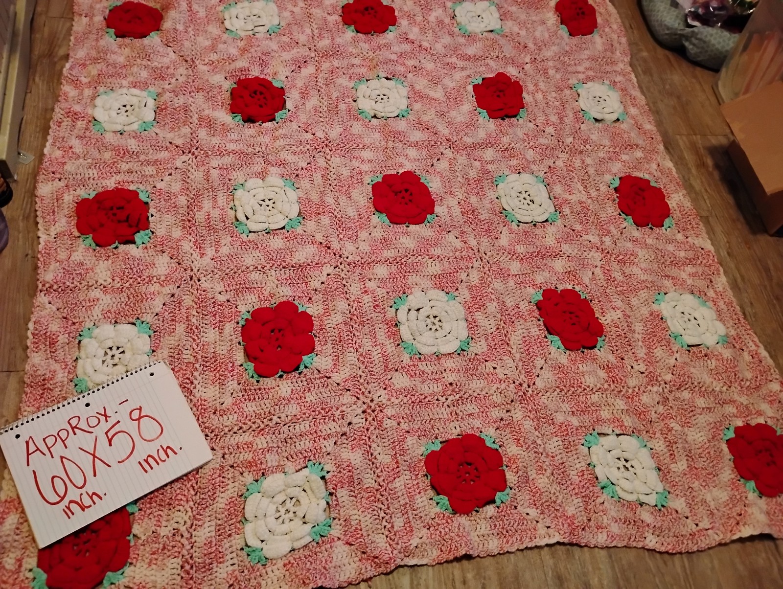 Handmade crochet blanket