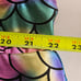 Torrid Swim Dress with Brief Womens 5X Mermaid Iridescent Rainbow Wire Free New