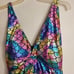 Torrid Swim Dress with Brief Womens 5X Mermaid Iridescent Rainbow Wire Free New