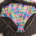Torrid Swim Dress with Brief Womens 5X Mermaid Iridescent Rainbow Wire Free New