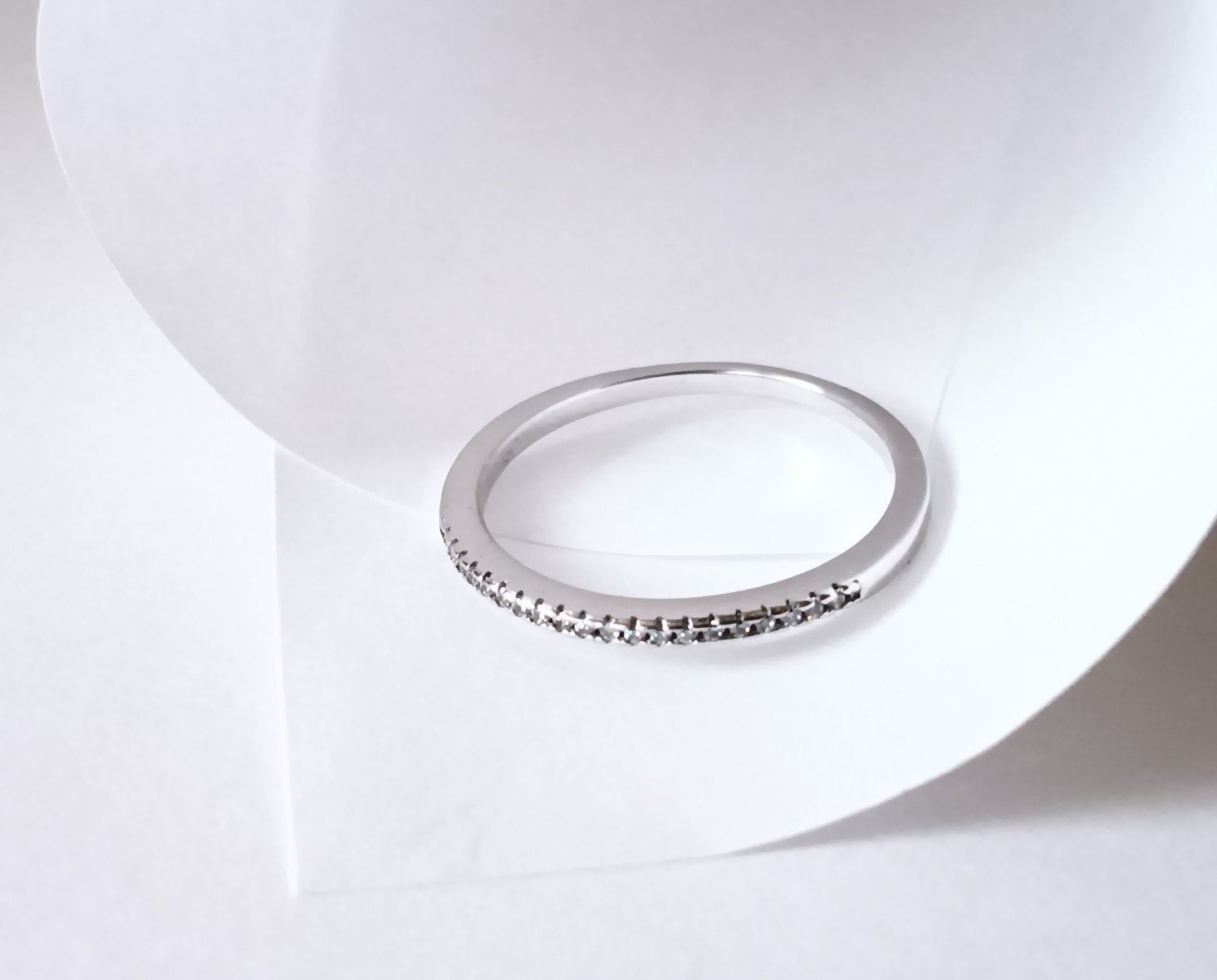 Size 8 Moissanite Diamond Sterling Silver Promise Engagement Ring for Women New