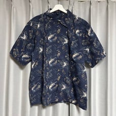 【KEELER BAY】 Aloha Shirt, Short Sleeve Shirt, Men's, Marlin