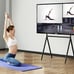 37 -70 inch Stylish TV Easel Stand Adjustable Height, Functional Art, LED LCD S