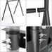 37 -70 inch Stylish TV Easel Stand Adjustable Height, Functional Art, LED LCD S