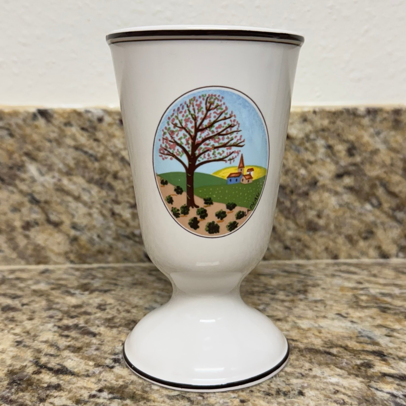 Villeroy & Boch Tree Design Naïf Depuis 1748 Laplau Luxembourg 5 1/4 Goblet Cup