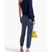 NEW Cami NYC Navy Dalton Vegan Leather Drawstring Jogger Pants Size XXS NWT