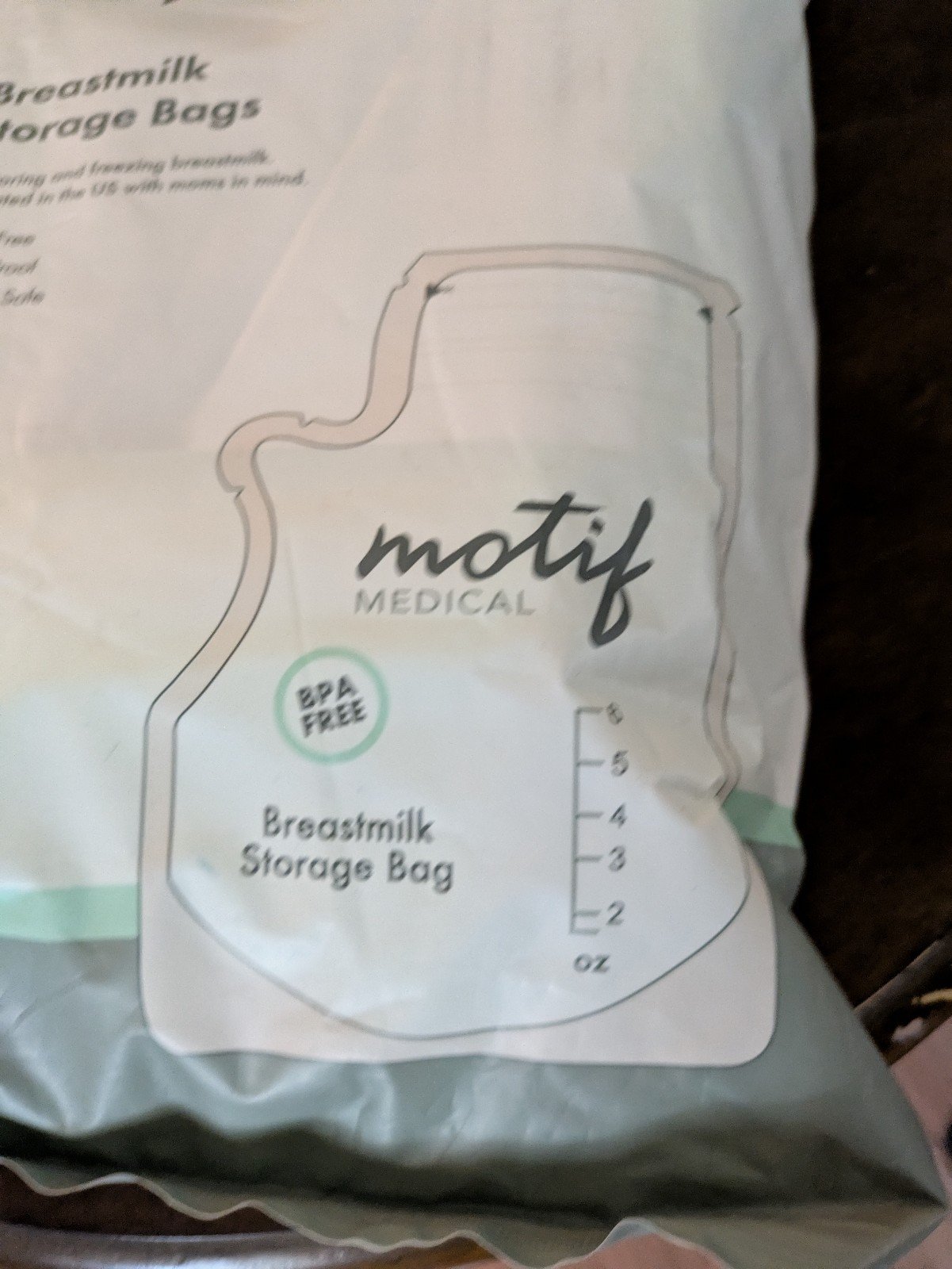 Breastfeeding breast milk storage bags
