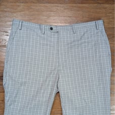 Ralph by Ralph Lauren Plaid Windowpane Gray Pants Slacks 40x32 Classic Fit