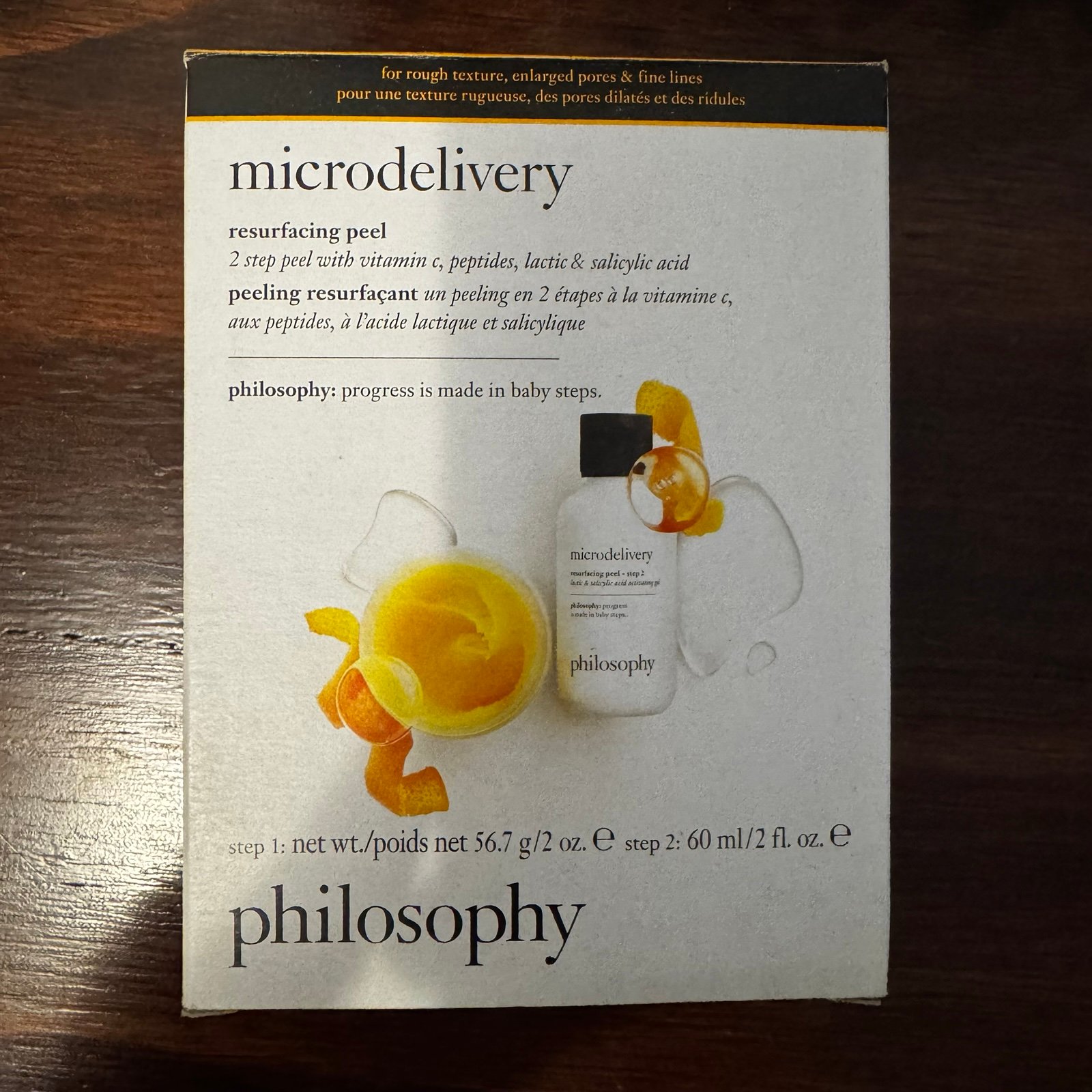 Philosophy THE MICRODELIVERY vitamin c resurfacing peel kit