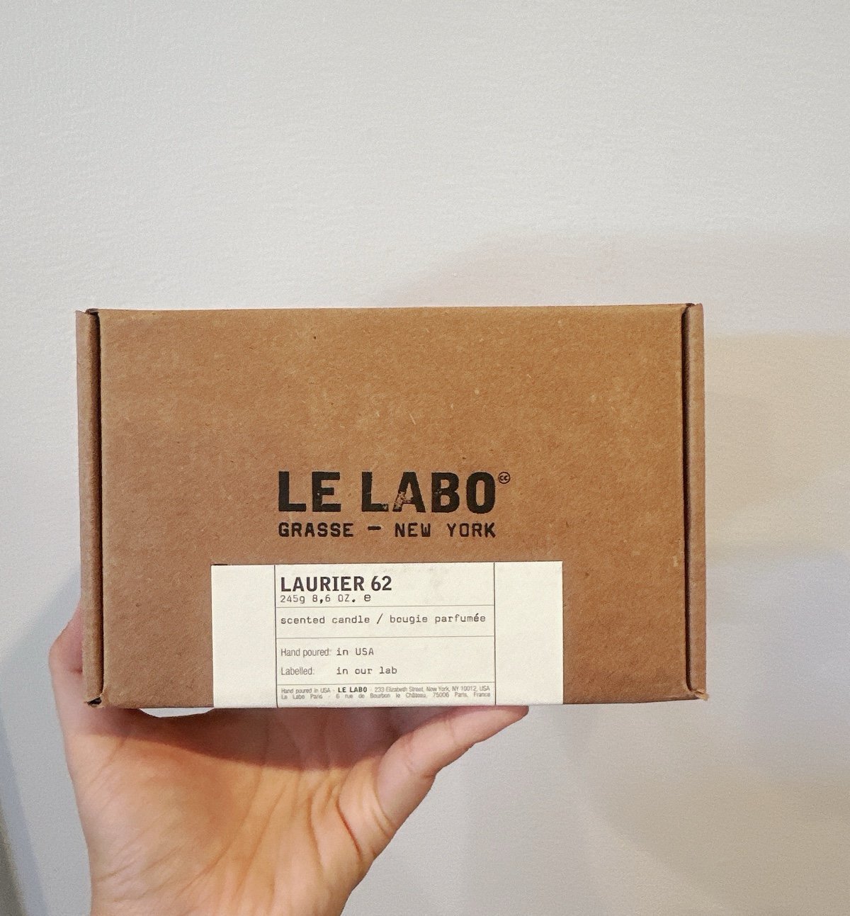 LE LABO LAURIER 62 CLASSIC CANDLE 245g NWB