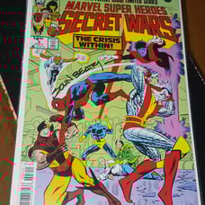Marvel Super Heroes Secret Wars #3 Signed John Beatty w/ COA Facsimile NM GEM