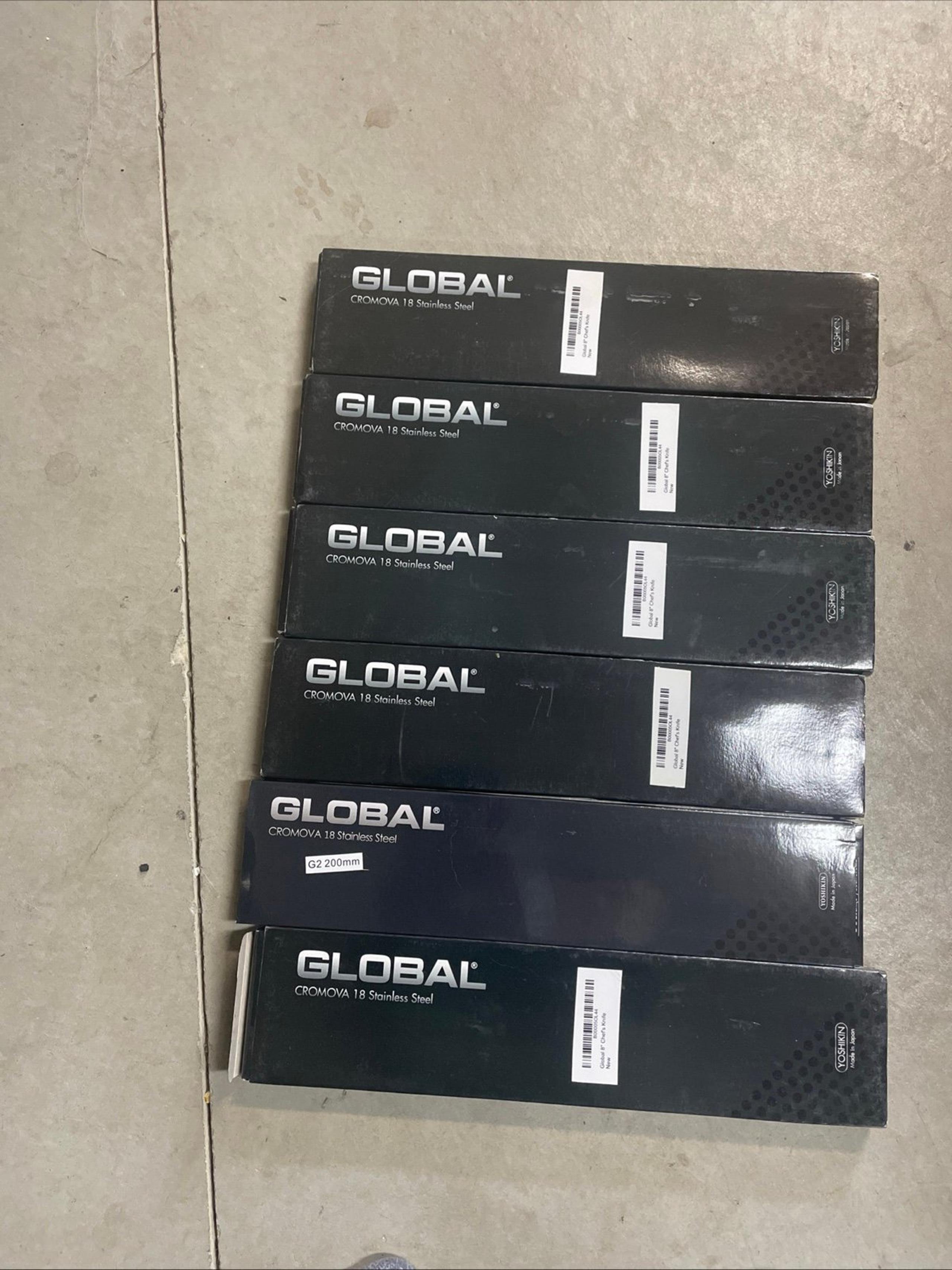 Global knife 6 piece 8” Japanese