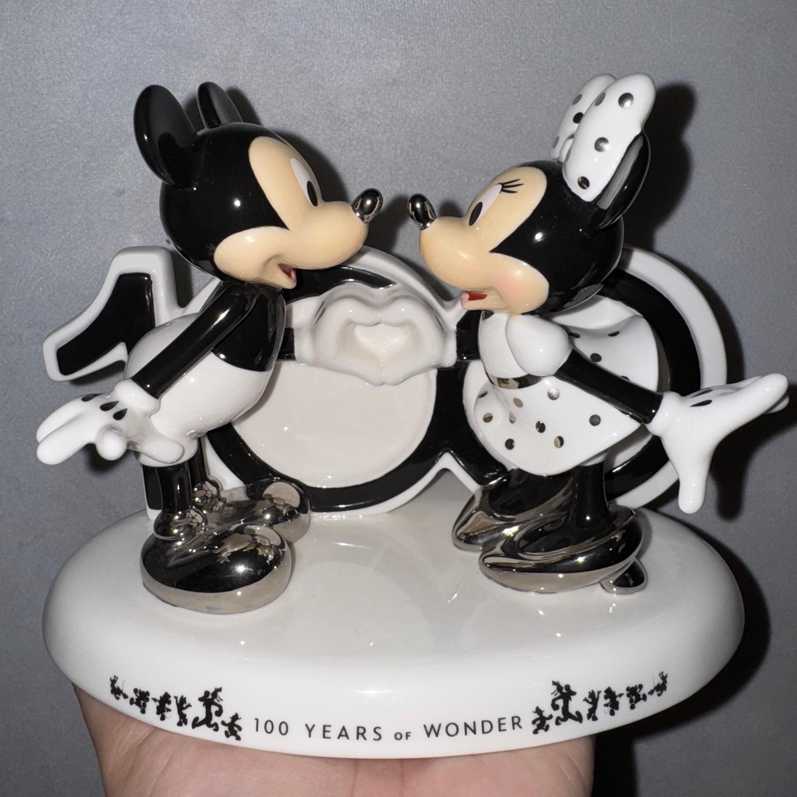 The English Ladies Co Disney 100 Years Mickey & Minnie Figurine Limited Edition