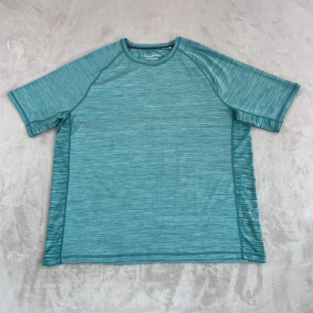 Tommy Bahama Delray Crewneck T-Shirt Men XL Green IslandZone Short Sleeve NWOT