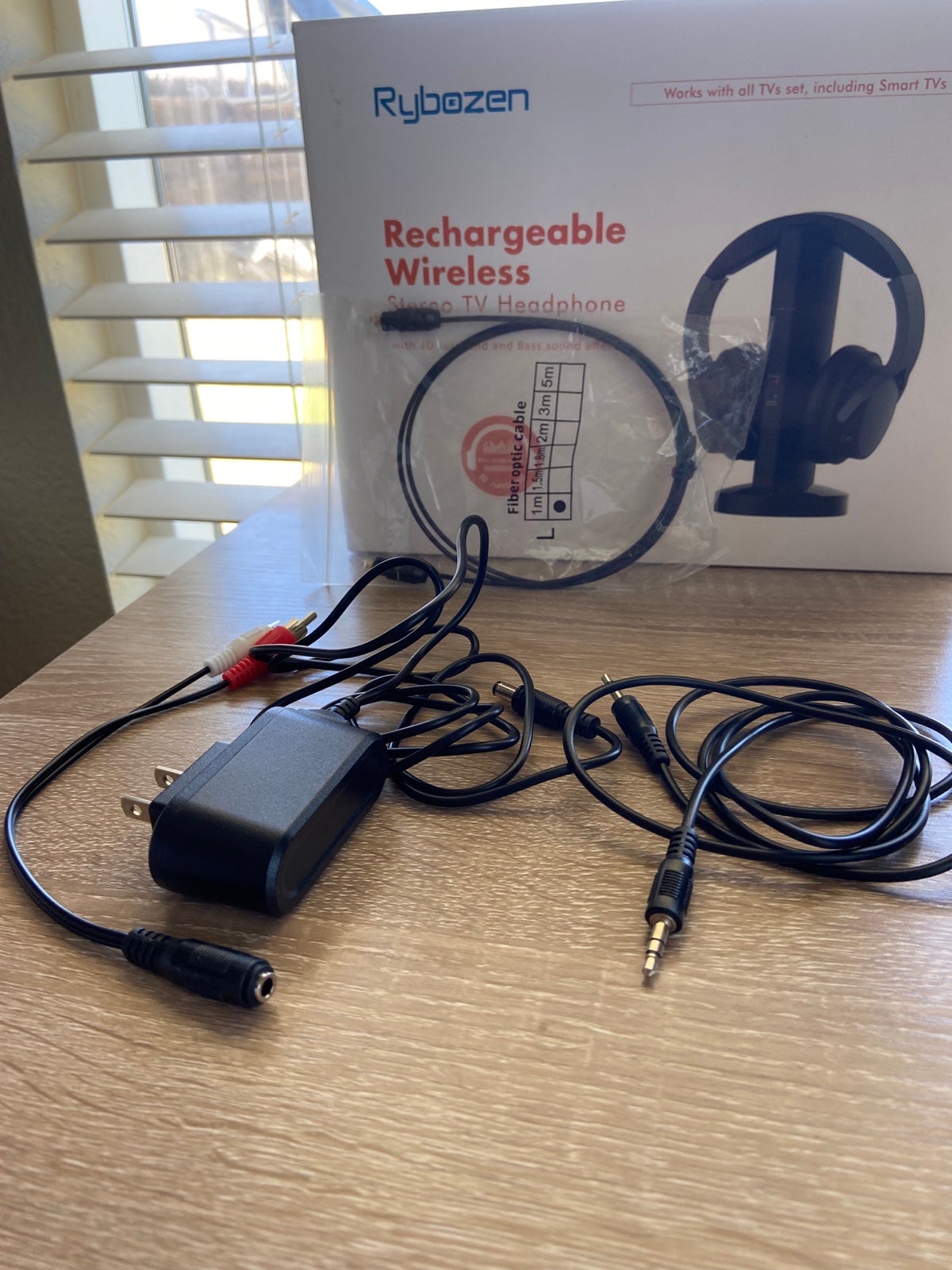 Rybozen Rechargeable wireless tv headphones