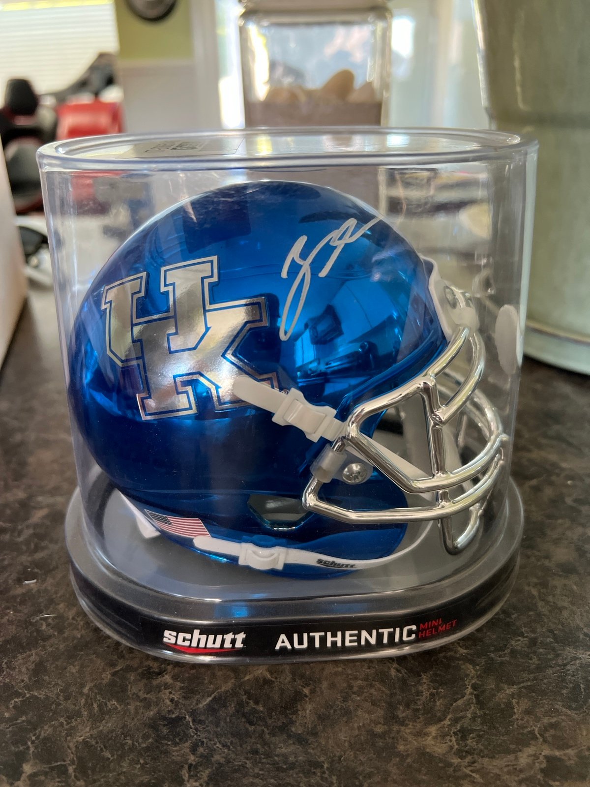 Zadarius Smith signed mini helmet