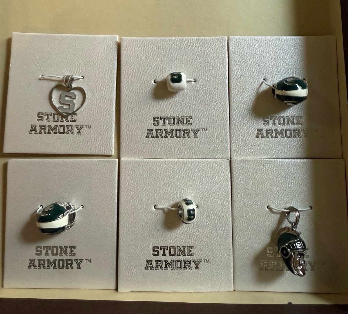 Michigan State University Stone Armory Charms