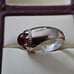 Handmade Agate Ring Sterling Silver 925 Shia Ring Aki.Size 9