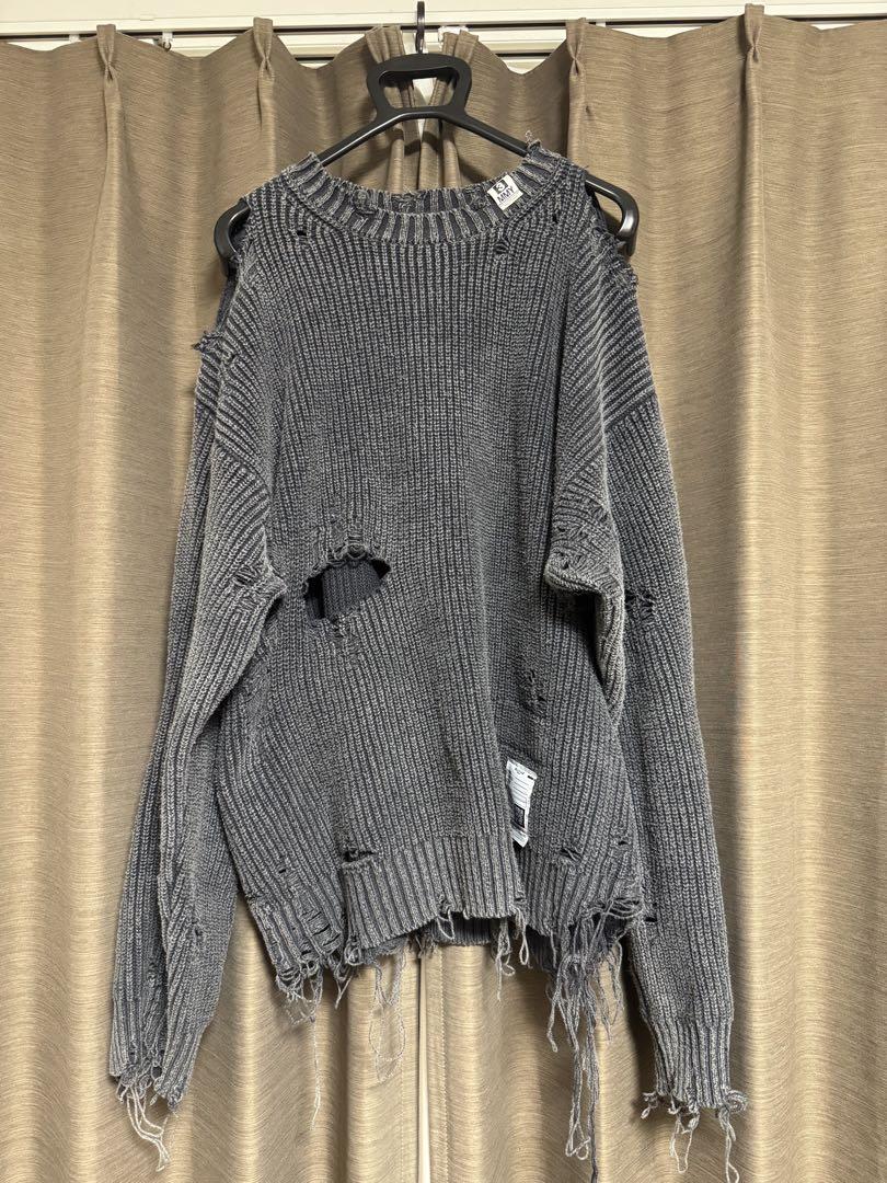 Maison Mihara Yasuhiro - Bleached Knit Pullover | HBX