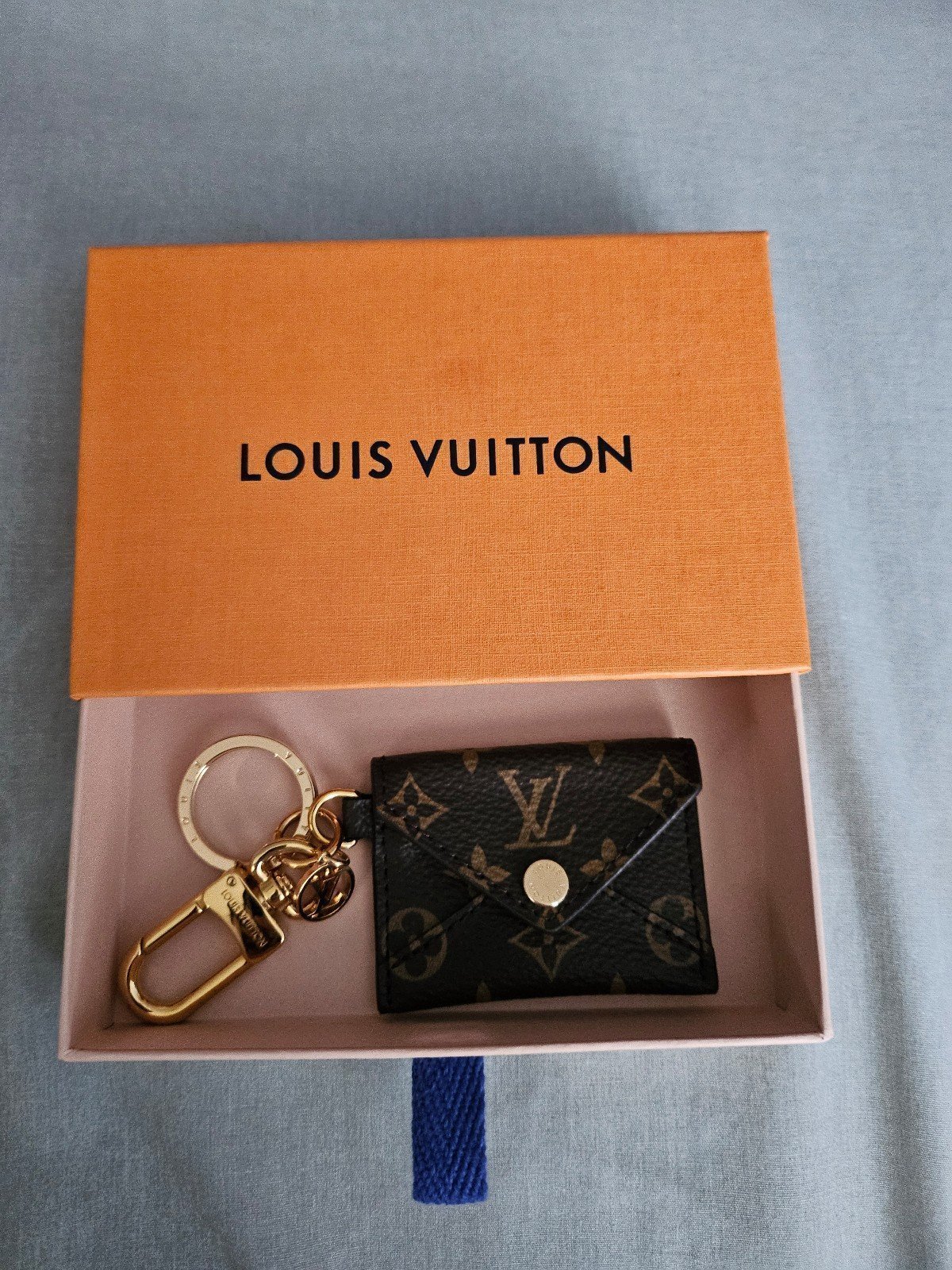 Louis Vuitton authentic kirigami pouch bag charm key holder