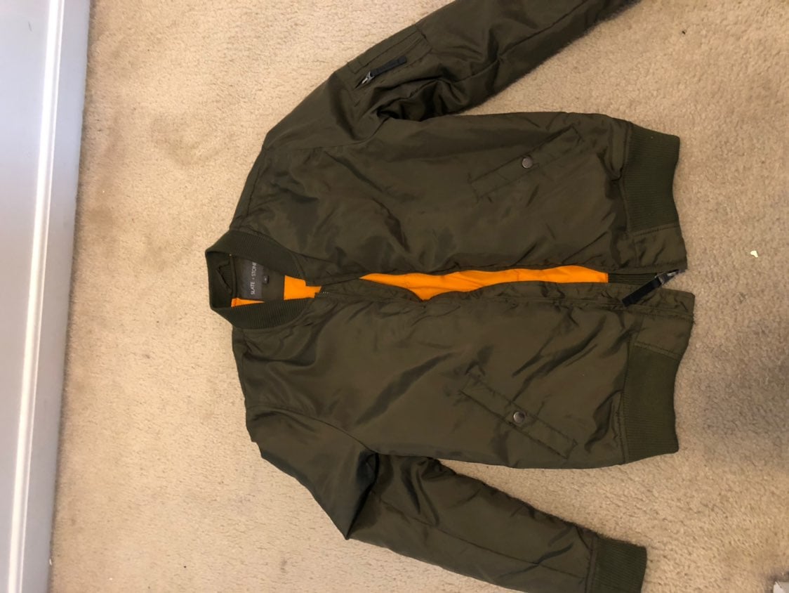 Green Bomber Jacket