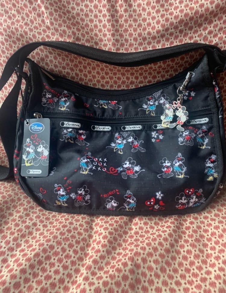 LeSportsac Mickey and Minnie never used, tags still on.