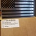 US American Black & Chrome Flag Emblem Trailer Metal Hitch Cover Fits