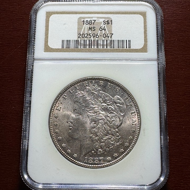 1887 Morgan Silver Dollar NGC MS64 96047