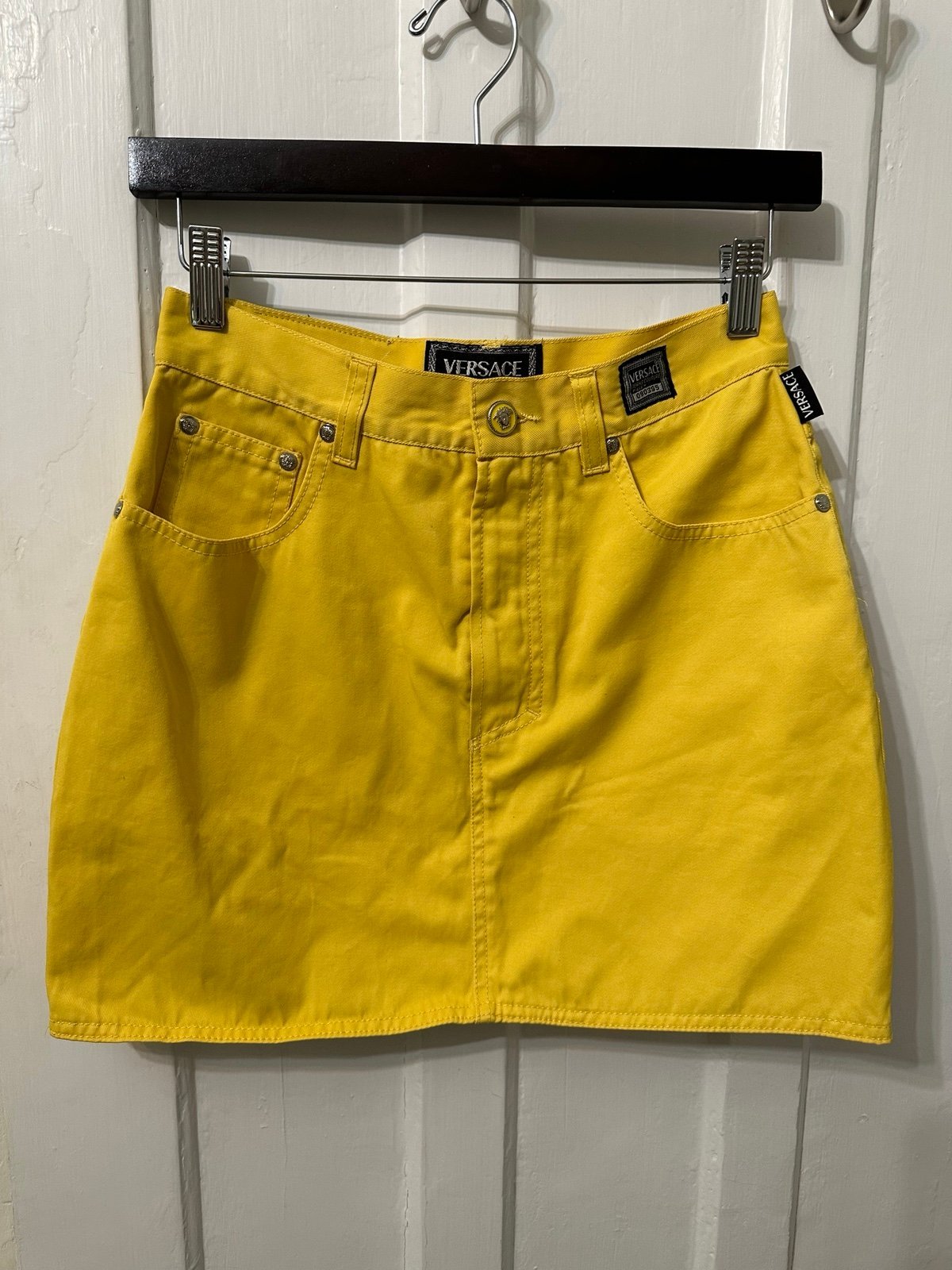Authentic Versace Jean Couture jean Skirt
