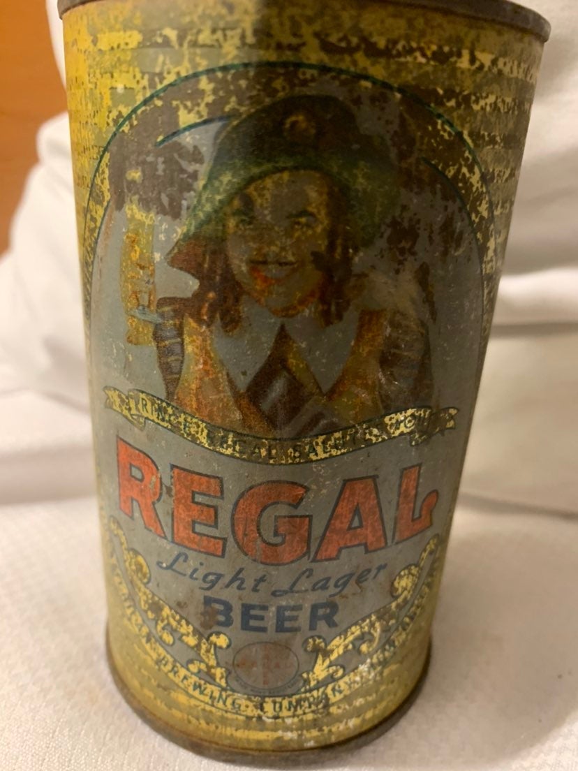 Regal beer can Stein Mug 1930-1950 internal Revenue Tax Paid VINTAGE RARE
