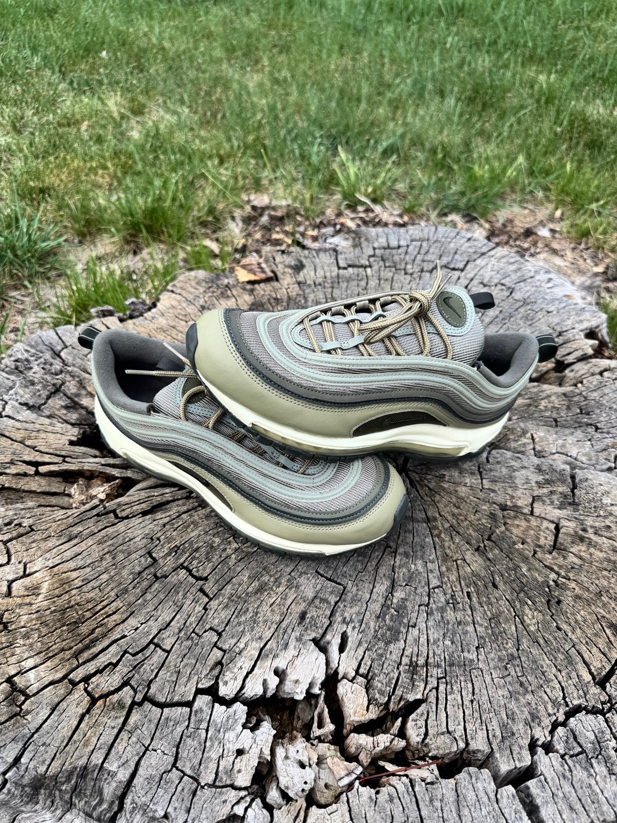 Nike Air Max 97 Neutral Olive Size 12 Women’s, Size 10.5 Men’s, Great Condition!