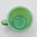 Fire King green mug vintage