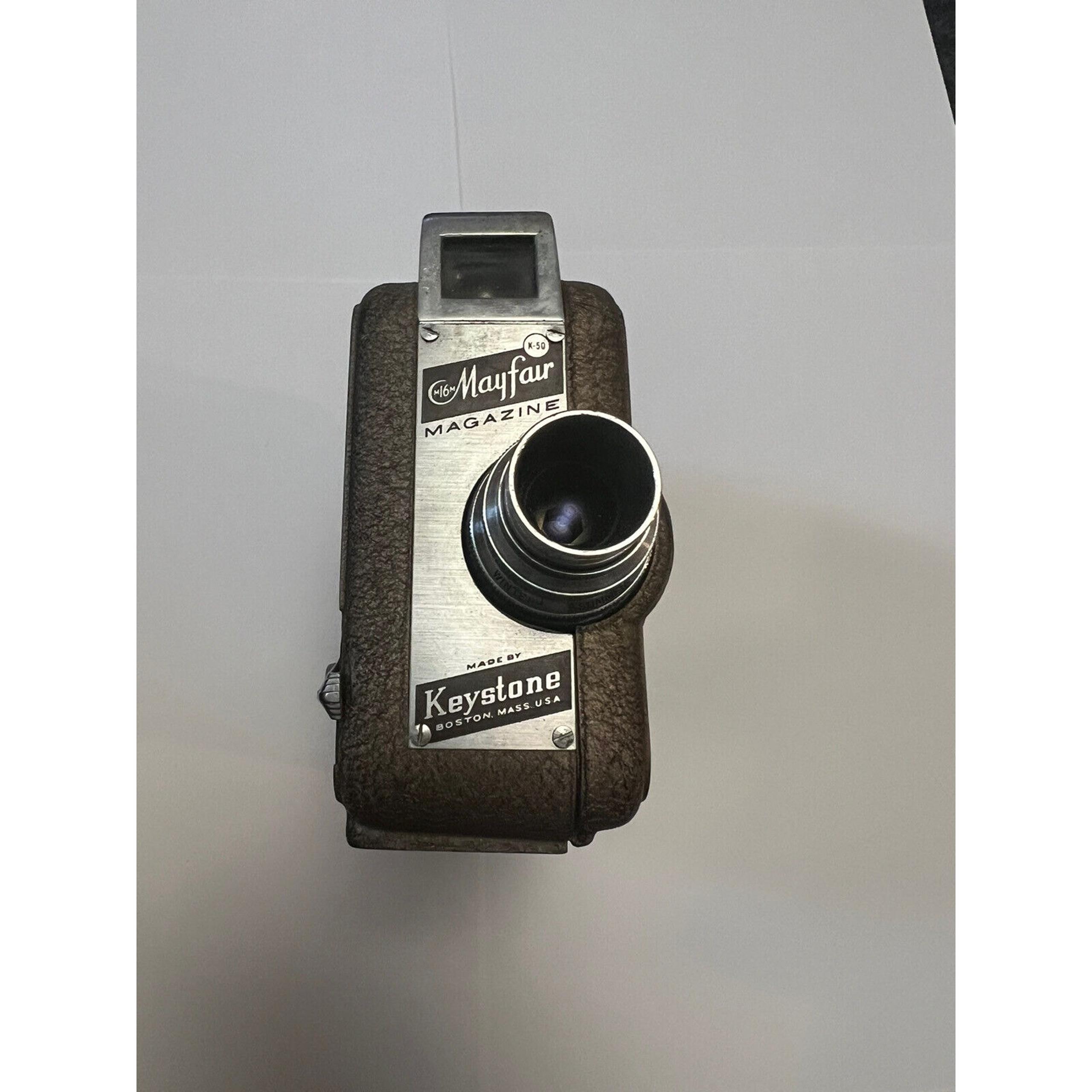 Vintage Keystone Mayfair K-50 16mm Magazine Camera LK-2680 untested