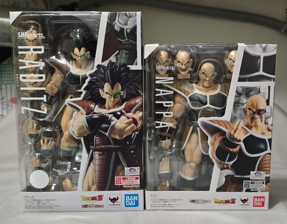 Bandai S.H.Figuarts Raditz Nappa Dragon Ball Z Super Ginyu Force Set