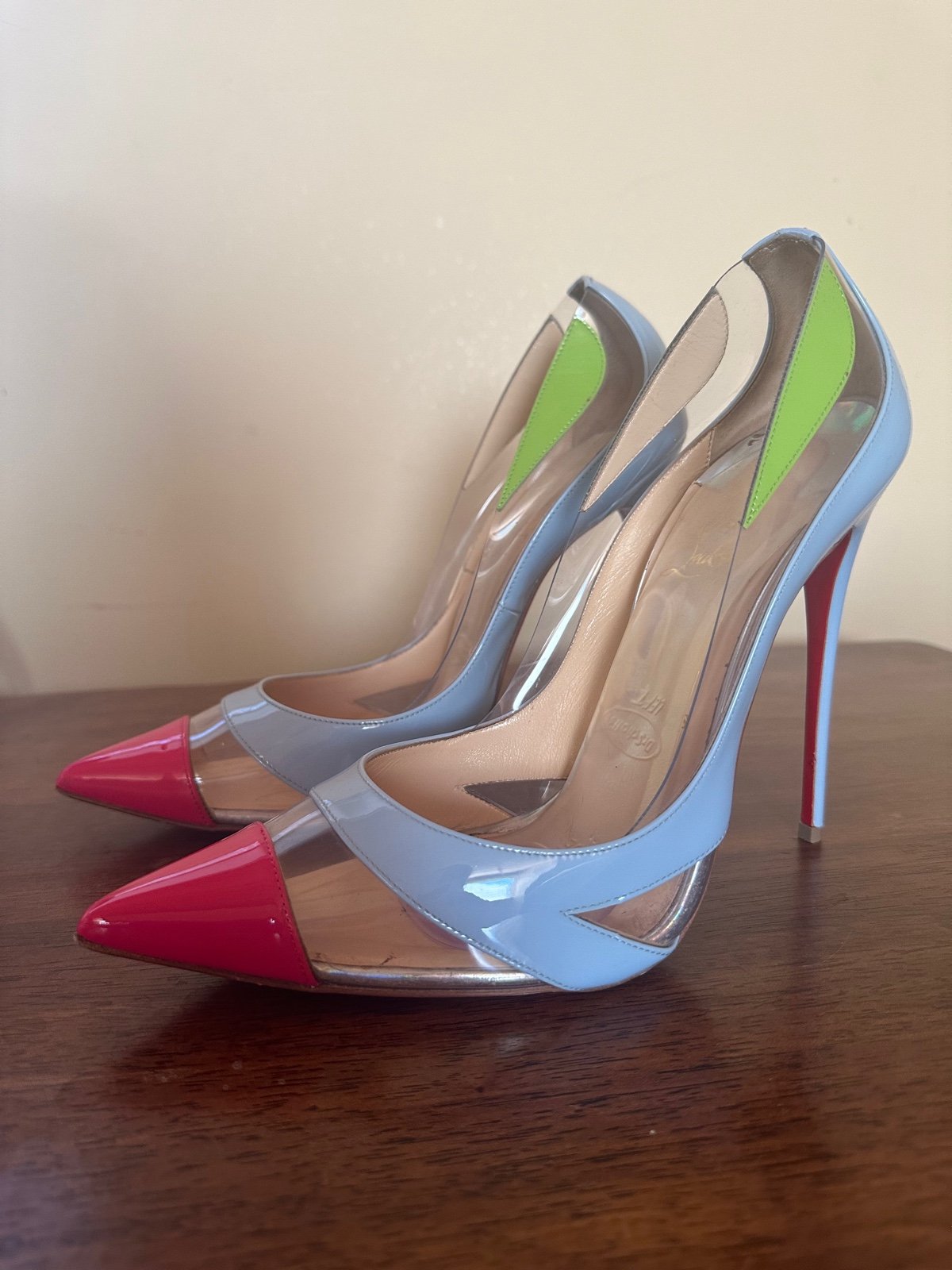 Christian Louboutin multicolor heels pumps 41.5 Blake Stunning