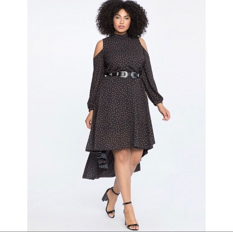 Eloquii NWT Dot High Low Dress
