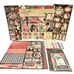 Graphic 45 Mon Amour 6” & 12” Paper Pad Stickers Journal Cards Ephemera Lot Of 6