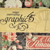 Graphic 45 Mon Amour 6” & 12” Paper Pad Stickers Journal Cards Ephemera Lot Of 6
