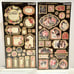 Graphic 45 Mon Amour 6” & 12” Paper Pad Stickers Journal Cards Ephemera Lot Of 6