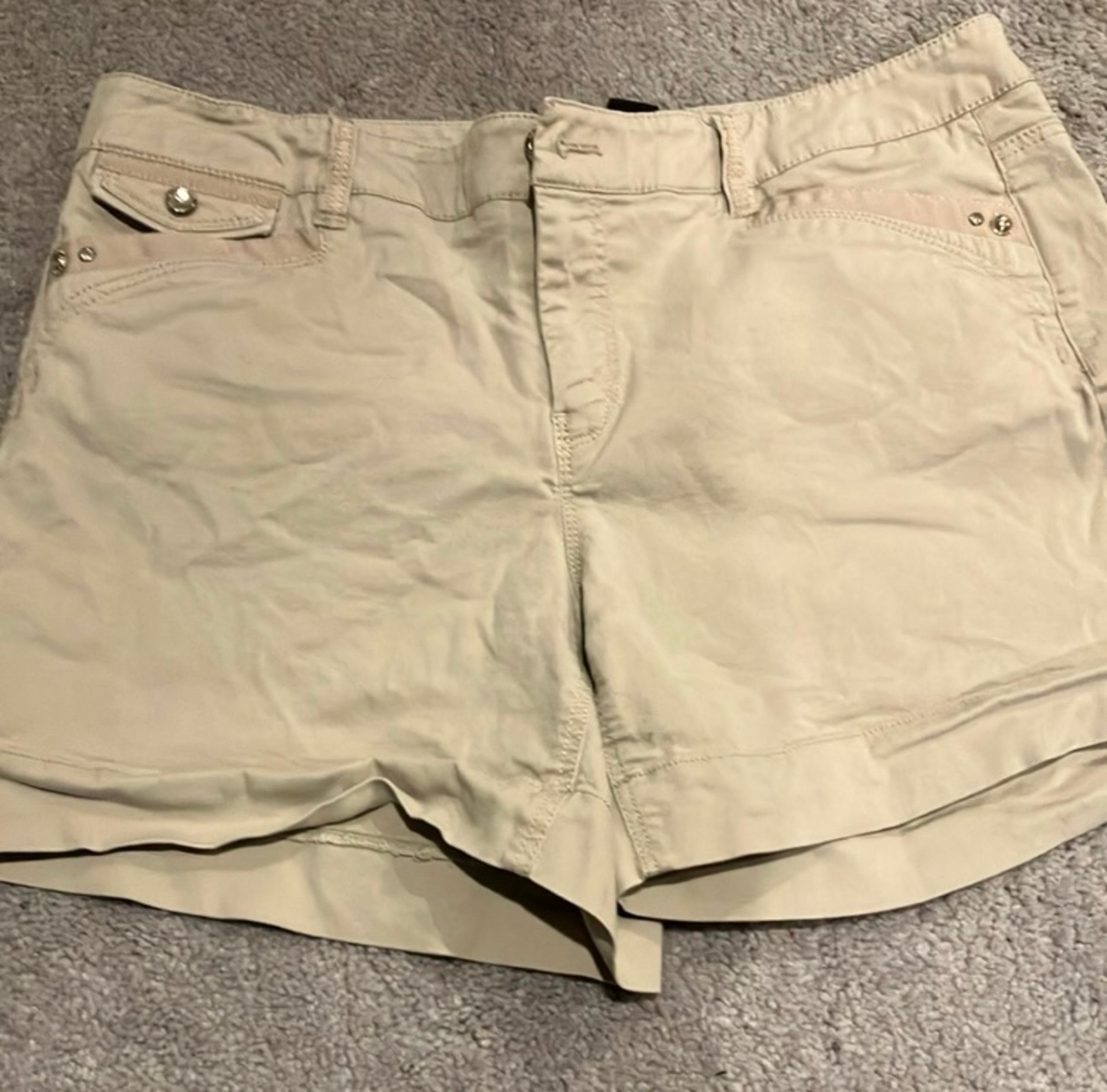 White House Black Market Khaki Shorts