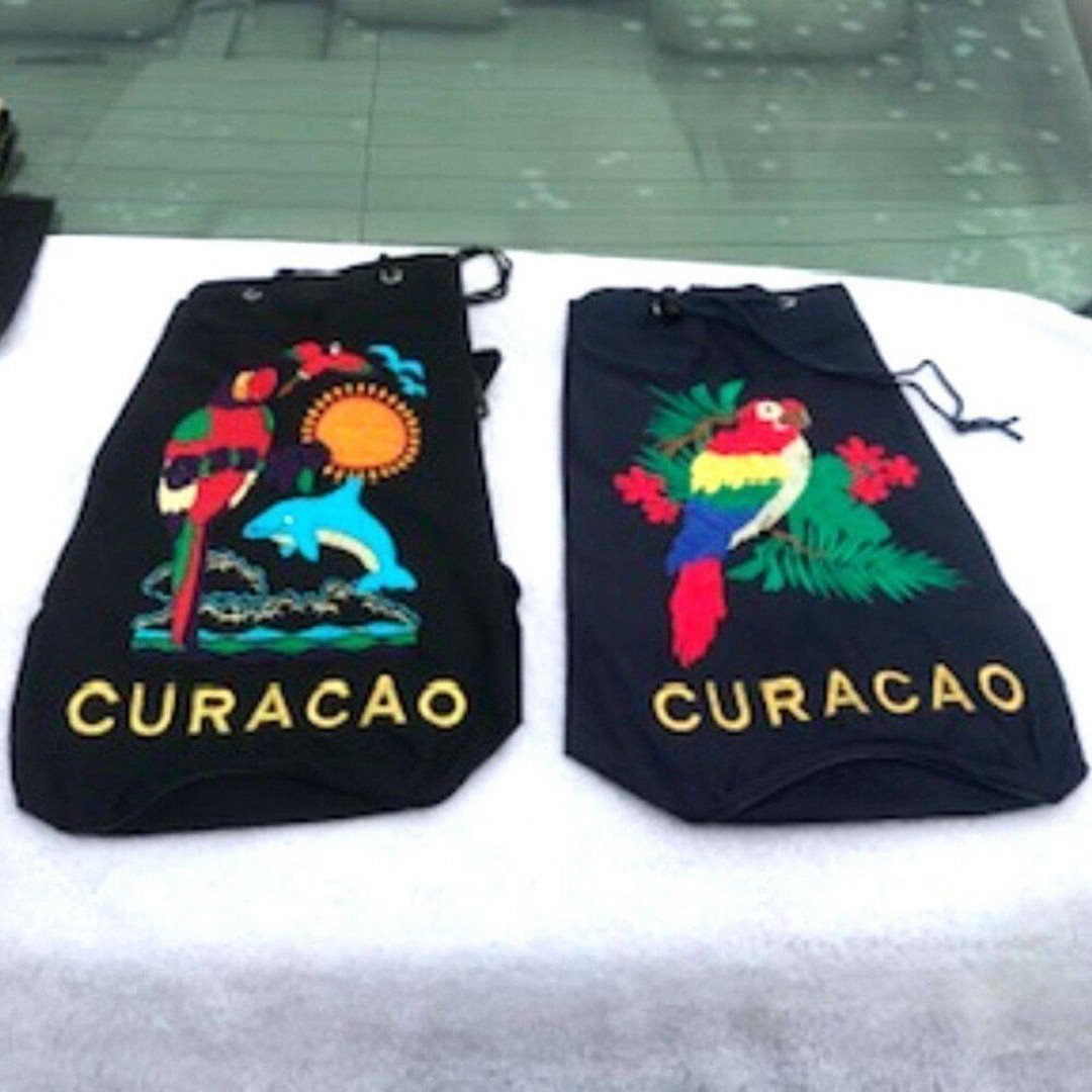 Curacao Drawstring Backpack or Tote Bags ......... {2} Bag Bundle
