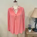 Lilly Pulitzer Pink Elsa Silk Blouse Sz L